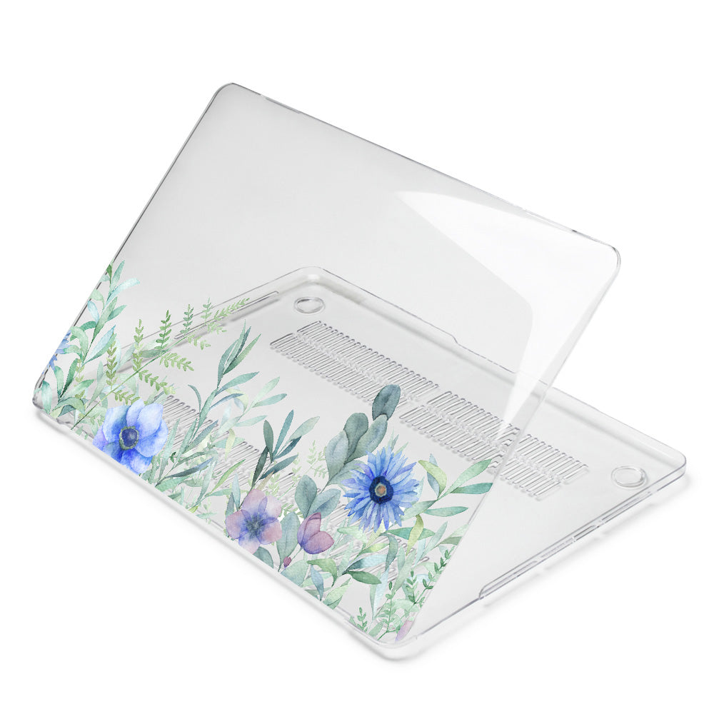 Blue Flower Blooming Macbook case-BELKCASE