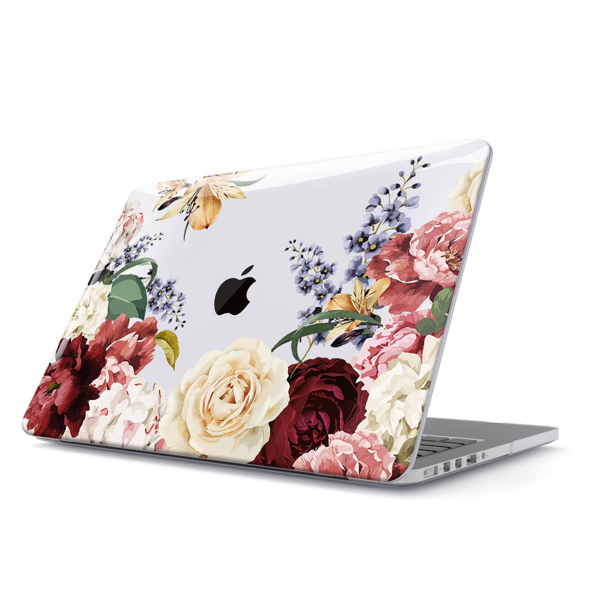 Red and White Roses Macbook case-BELKCASE