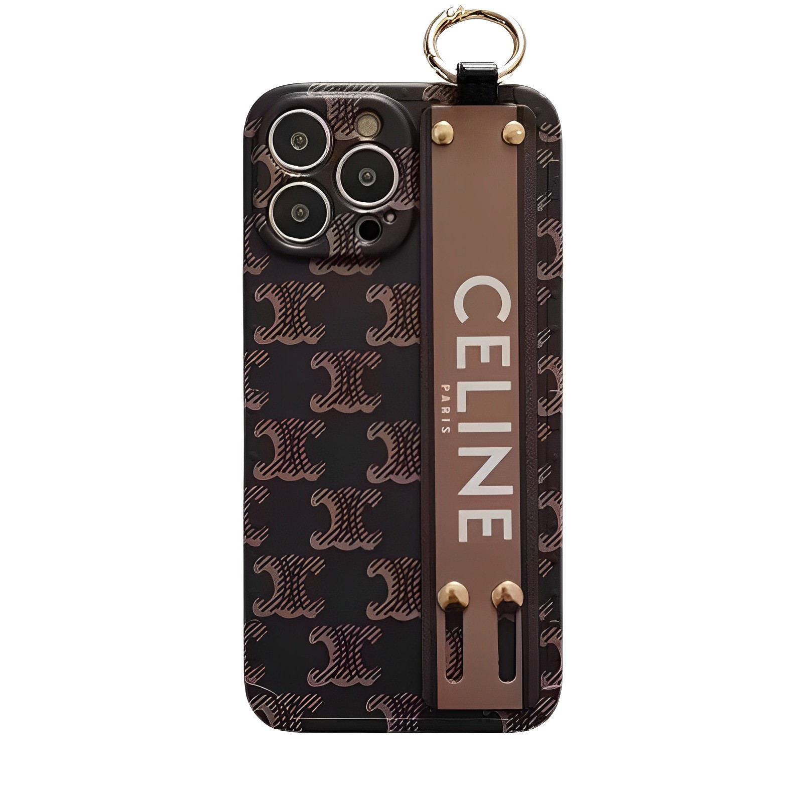 Luxurious Leather CL iPhone Case With Holder
