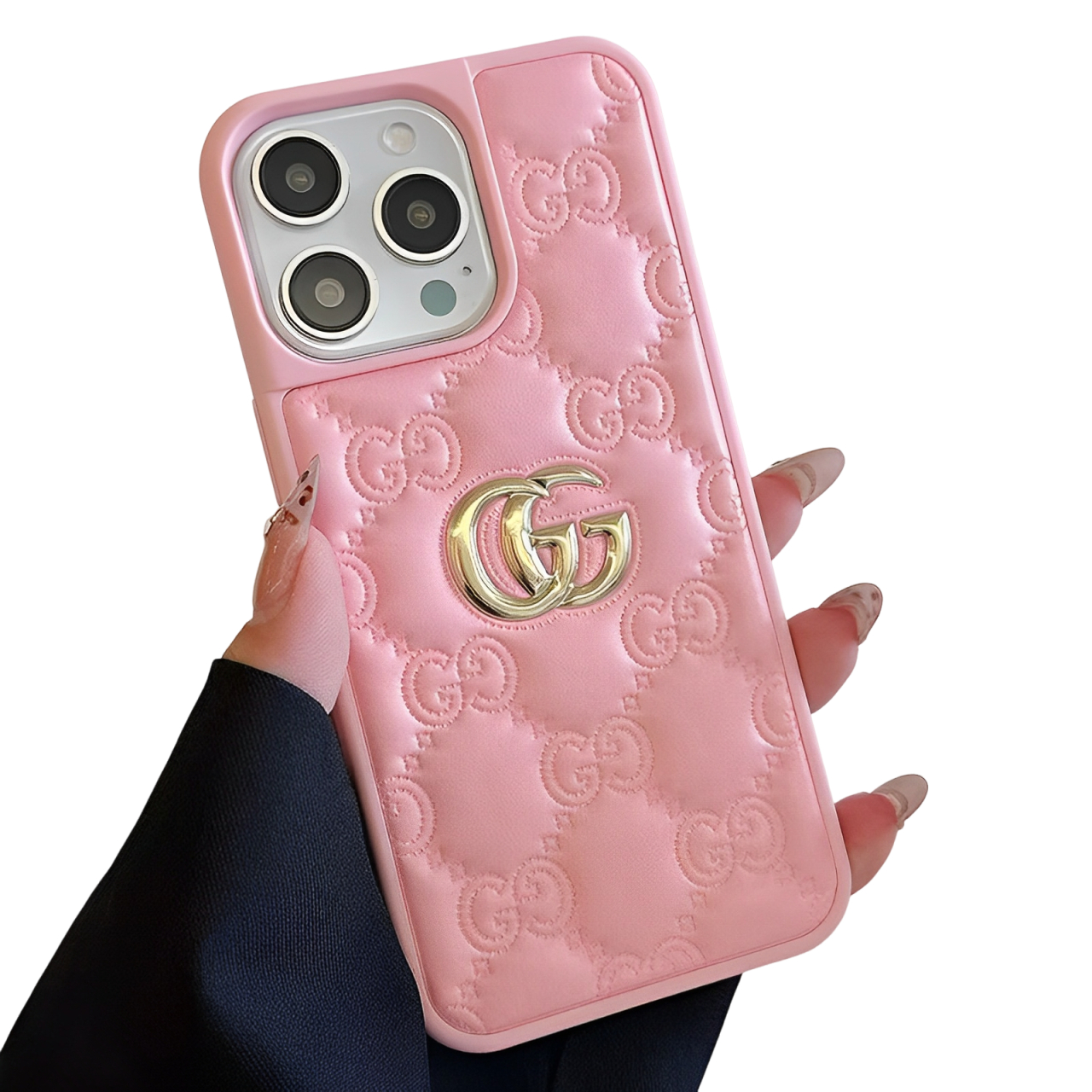 Luxury Leather GG iPhone Wallet Case