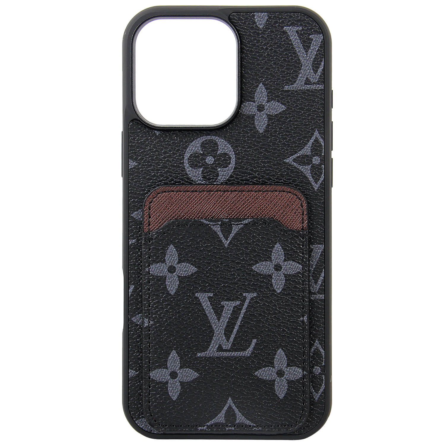 Monogram Vintage Leather V iPhone Wallet Case