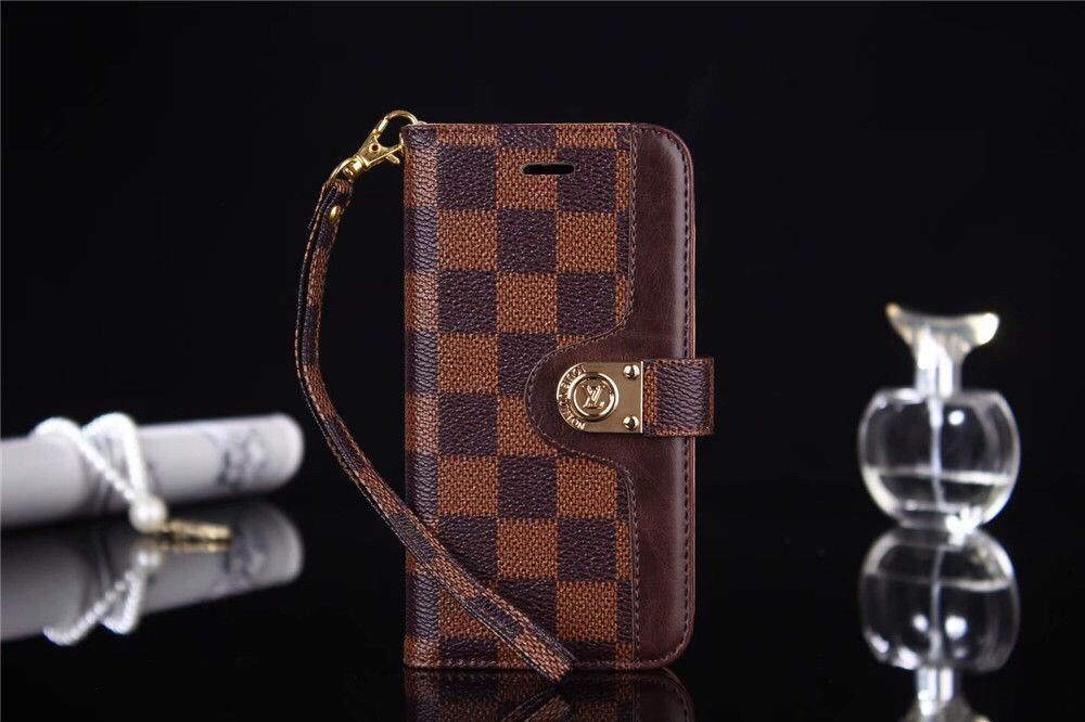 Louis Vuitton Gucci Leather iPhone Wallet Case
