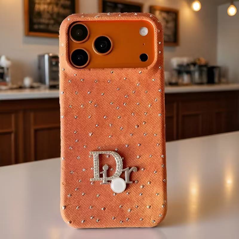 Dior Artistic Shimmer Canvas iPhone Case