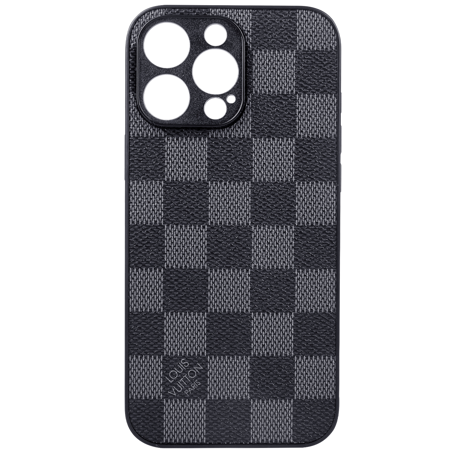 Lattice Monogram Vintage Leather V iPhone Wallet Case