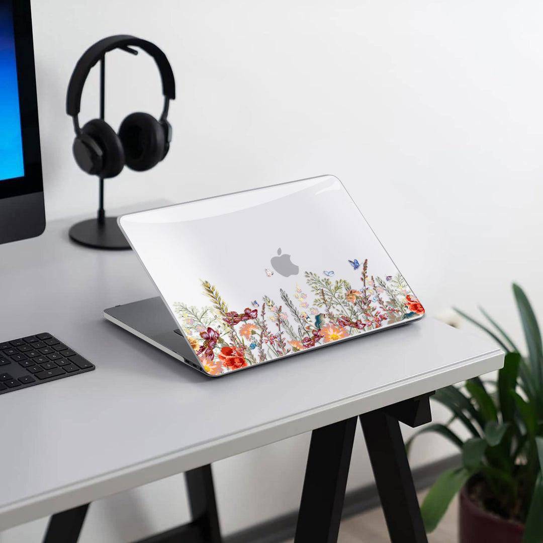 Butterfly In Flower Macbook case-BELKCASE