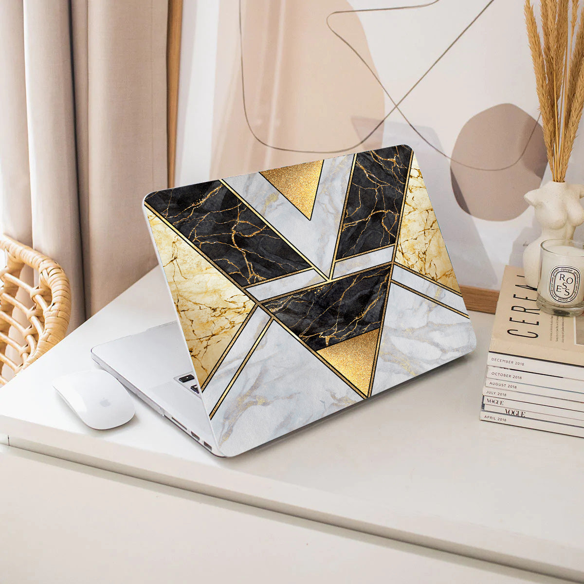 Marble Inlay Macbook Case-BELKCASE