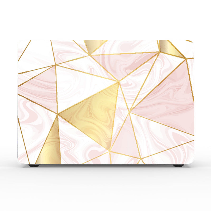 Golden Horn Marble Macbook Case-BELKCASE