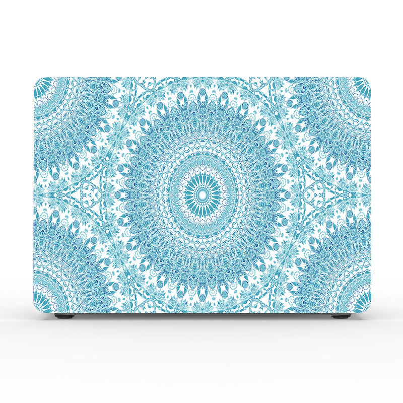 Cyan Mandala Macbook Case-BELKCASE