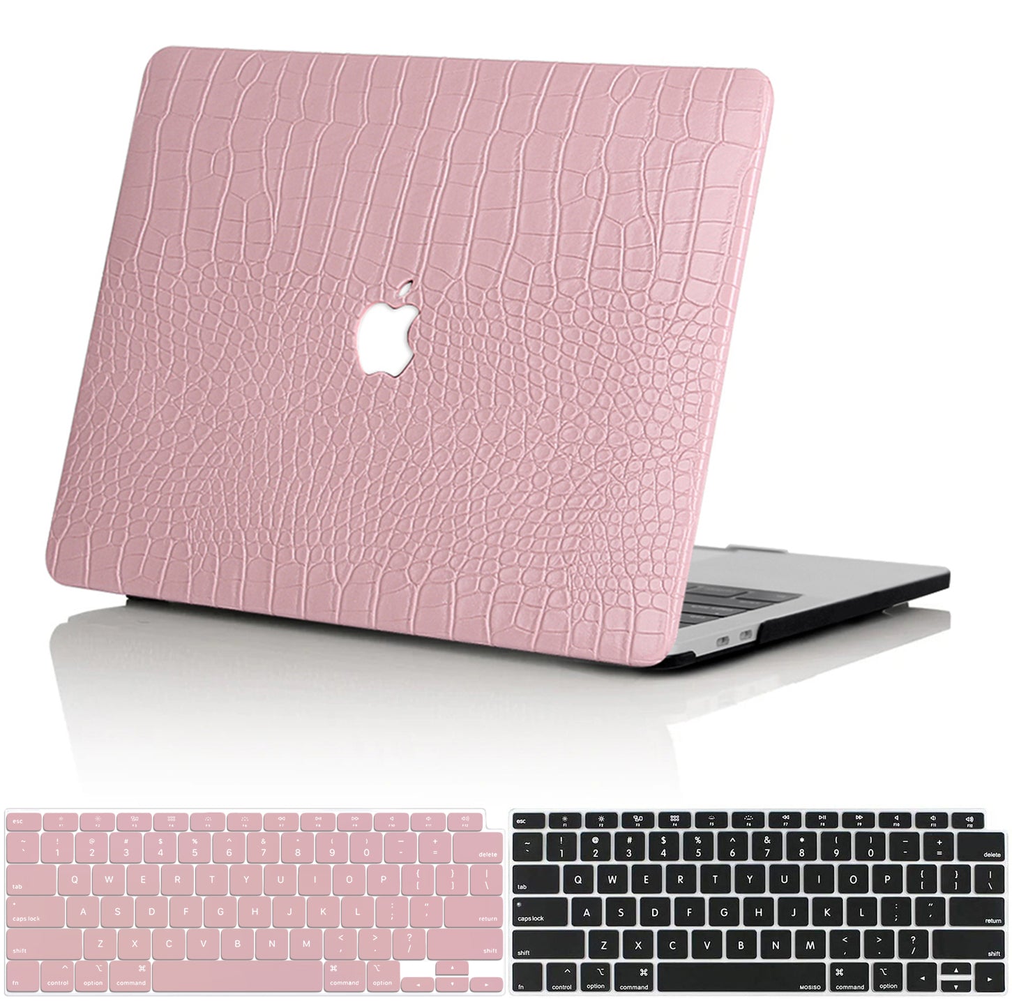 Faux Crocodile Pink MacBook Case-BELKCASE