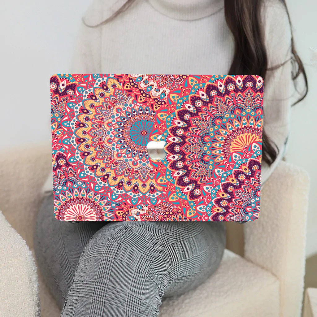 Embroidery Mandala Macbook Case-BELKCASE