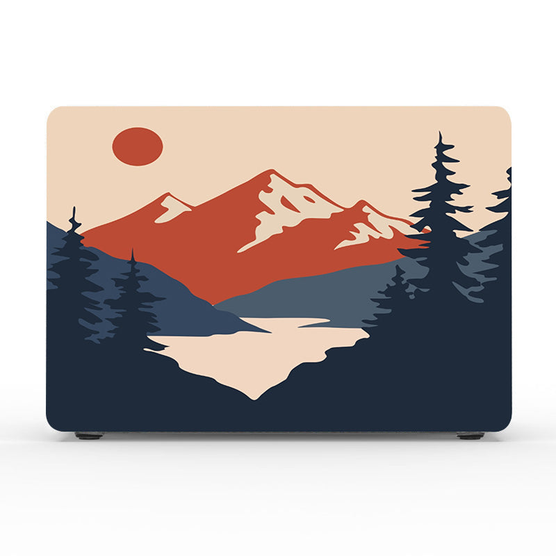 Red Sun Peak Macbook Case-BELKCASE