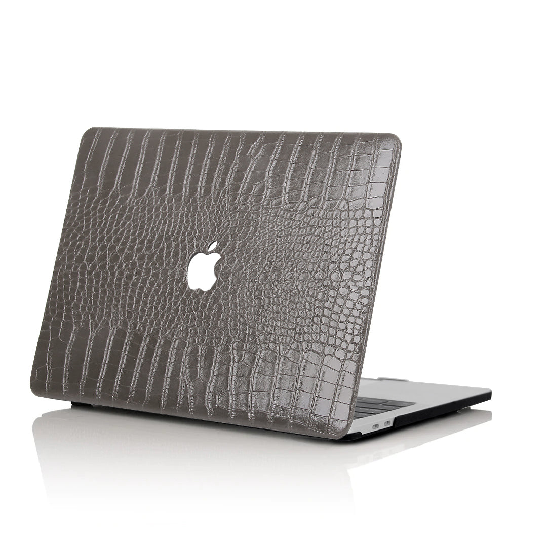 Faux Crocodile Space Grey MacBook Case-BELKCASE
