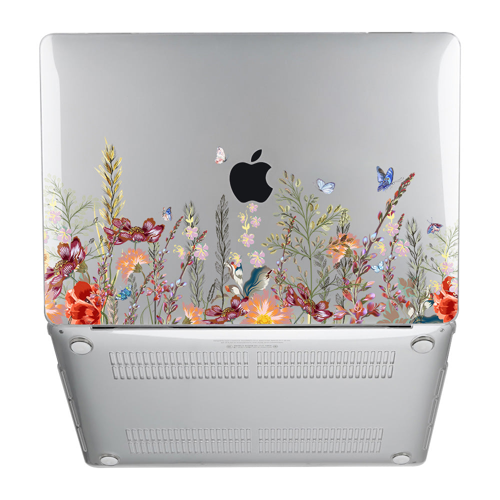 Butterfly In Flower Macbook case-BELKCASE