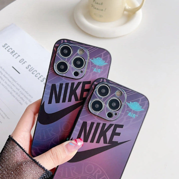 Purple Gradient Glitter Trend iPhone Case