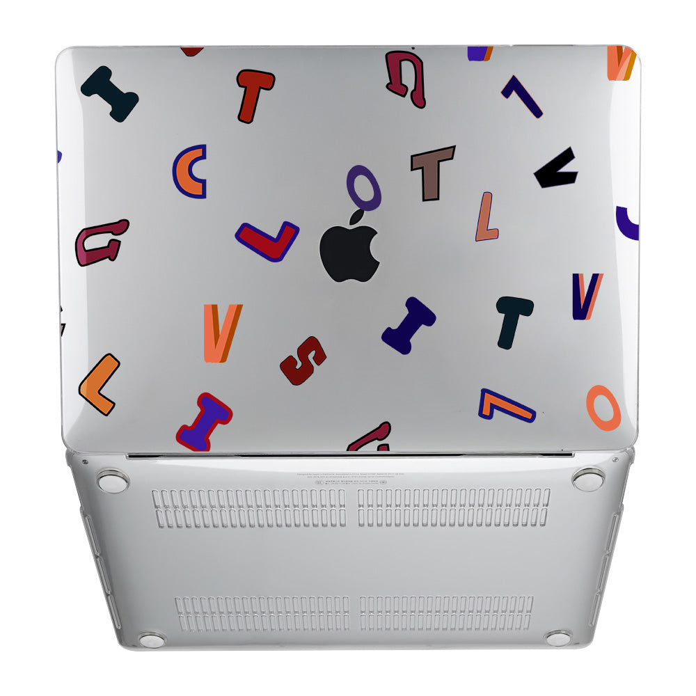 Colorful Letters Macbook case-BELKCASE