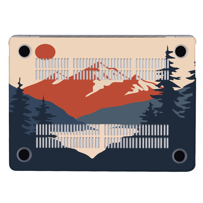 Red Sun Peak Macbook Case-BELKCASE