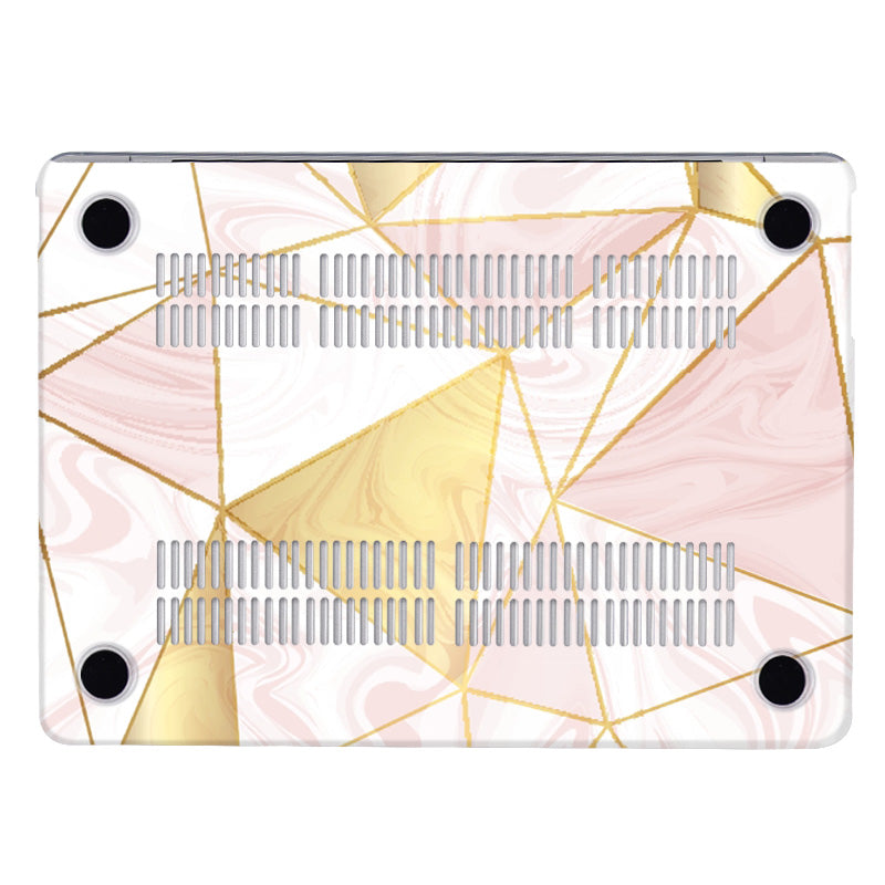 Golden Horn Marble Macbook Case-BELKCASE
