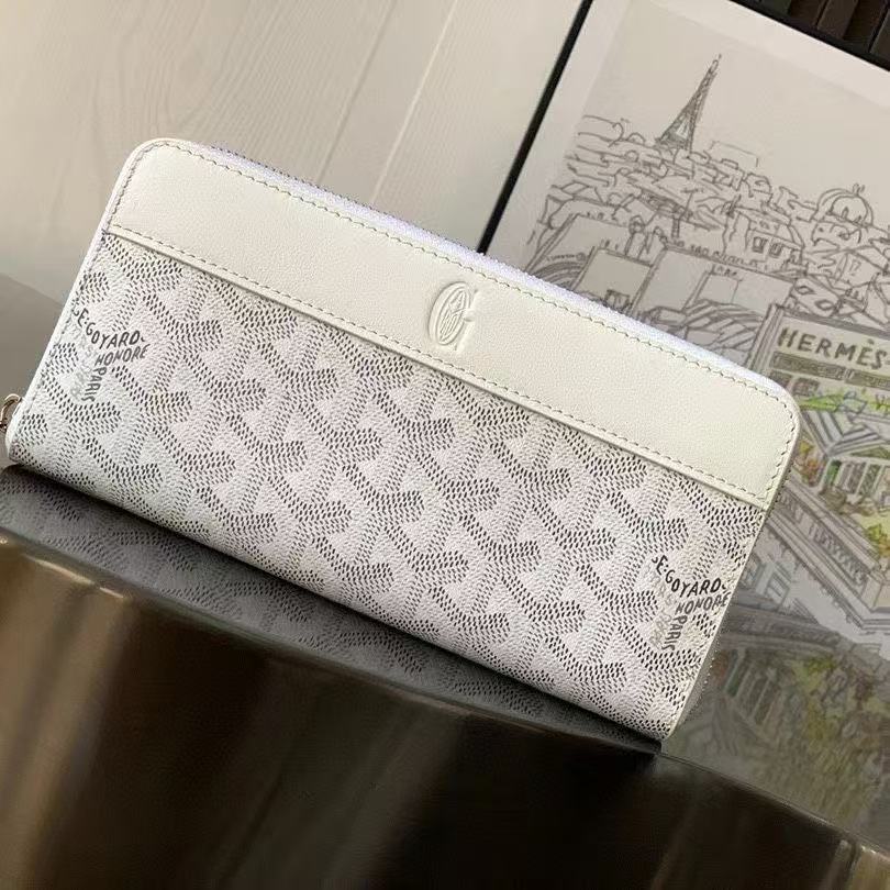 GD Leather Zipper Long Wallet