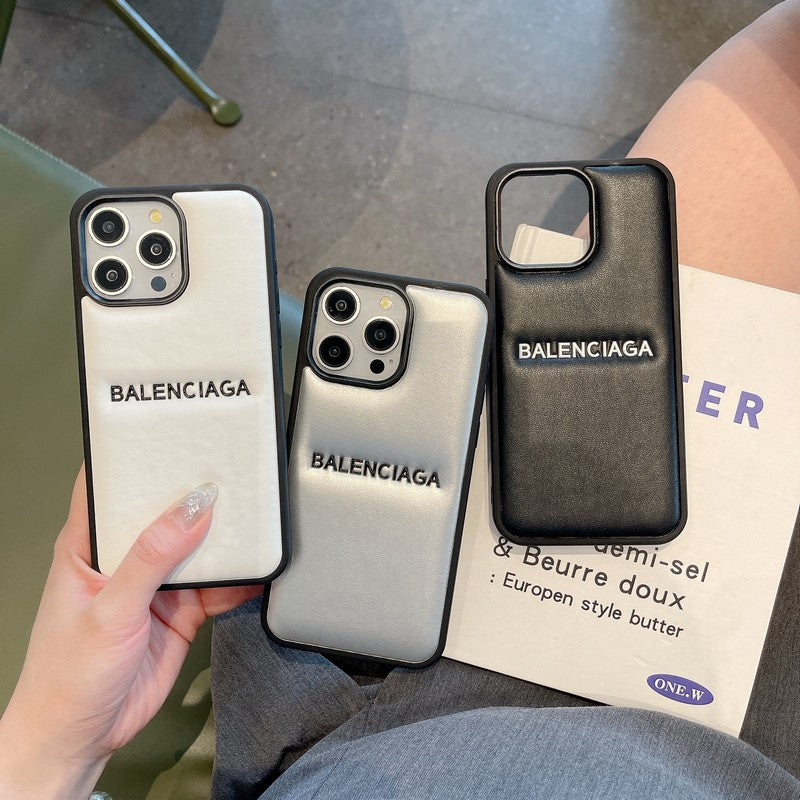 Balenciaga Leather cushion iPhone Case