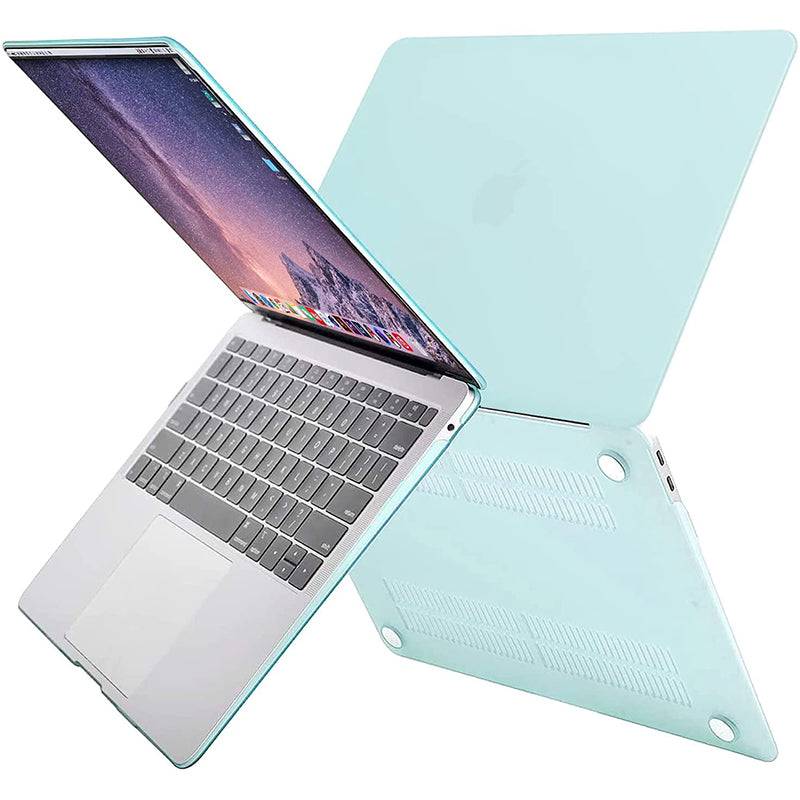 Frosted Water Cyan Macbook case customizable-BELKCASE
