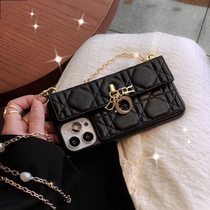 Gucci iPhone Case With Wallet And Crossbody Strap