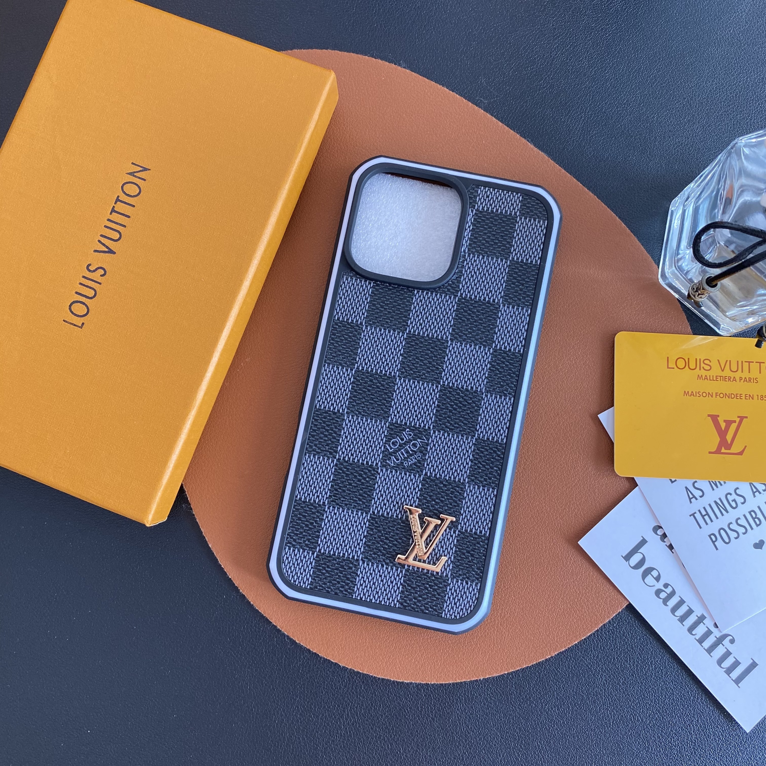 Louis Vuitton Leather iPhone Case