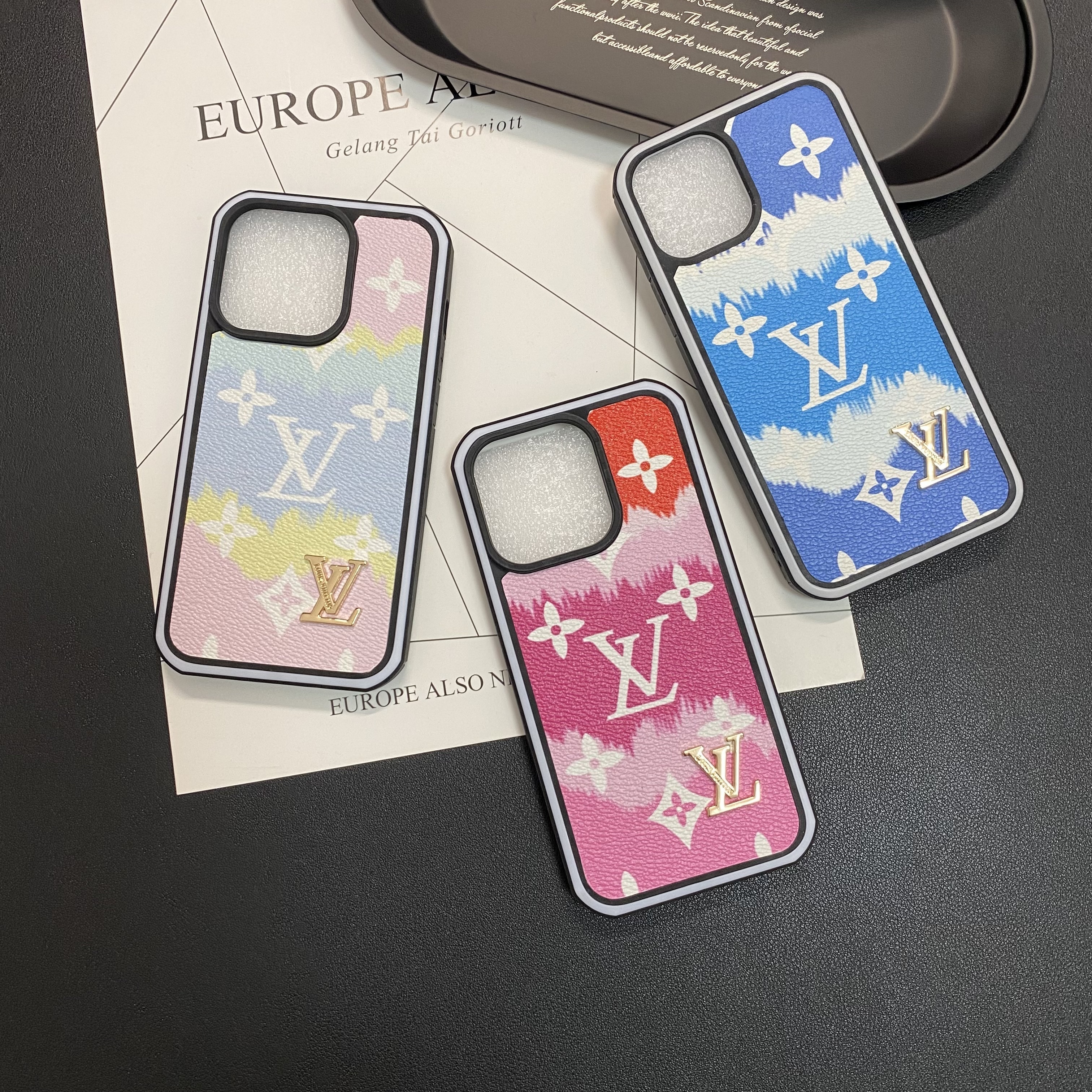Louis Vuitton Monogram Leather iPhone Case-BELKCASE