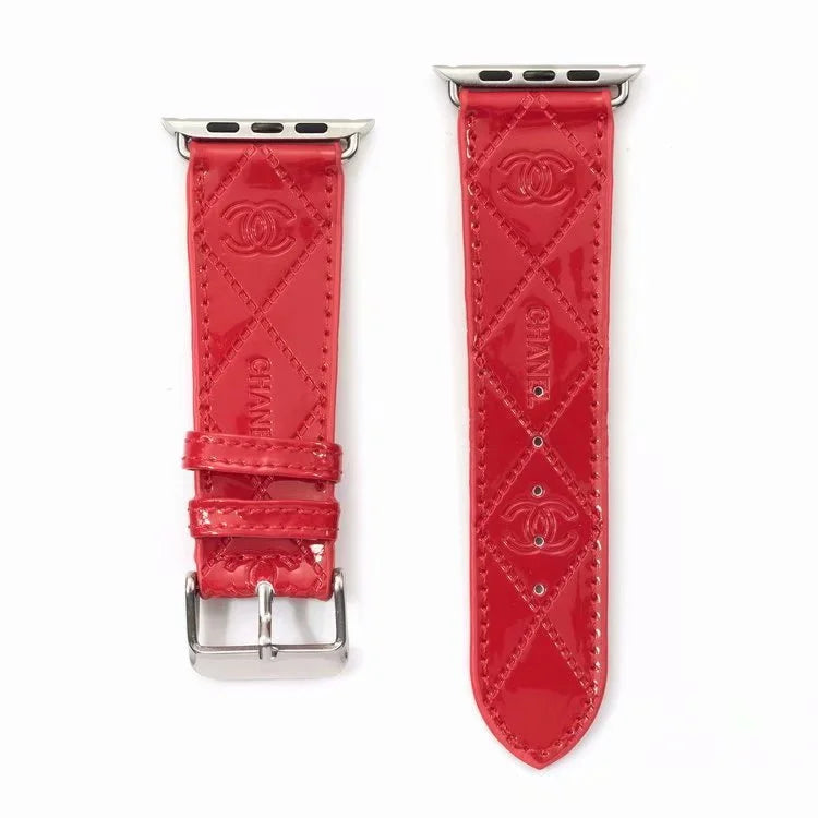 Chanel Luxury Leather Apple Watch Band