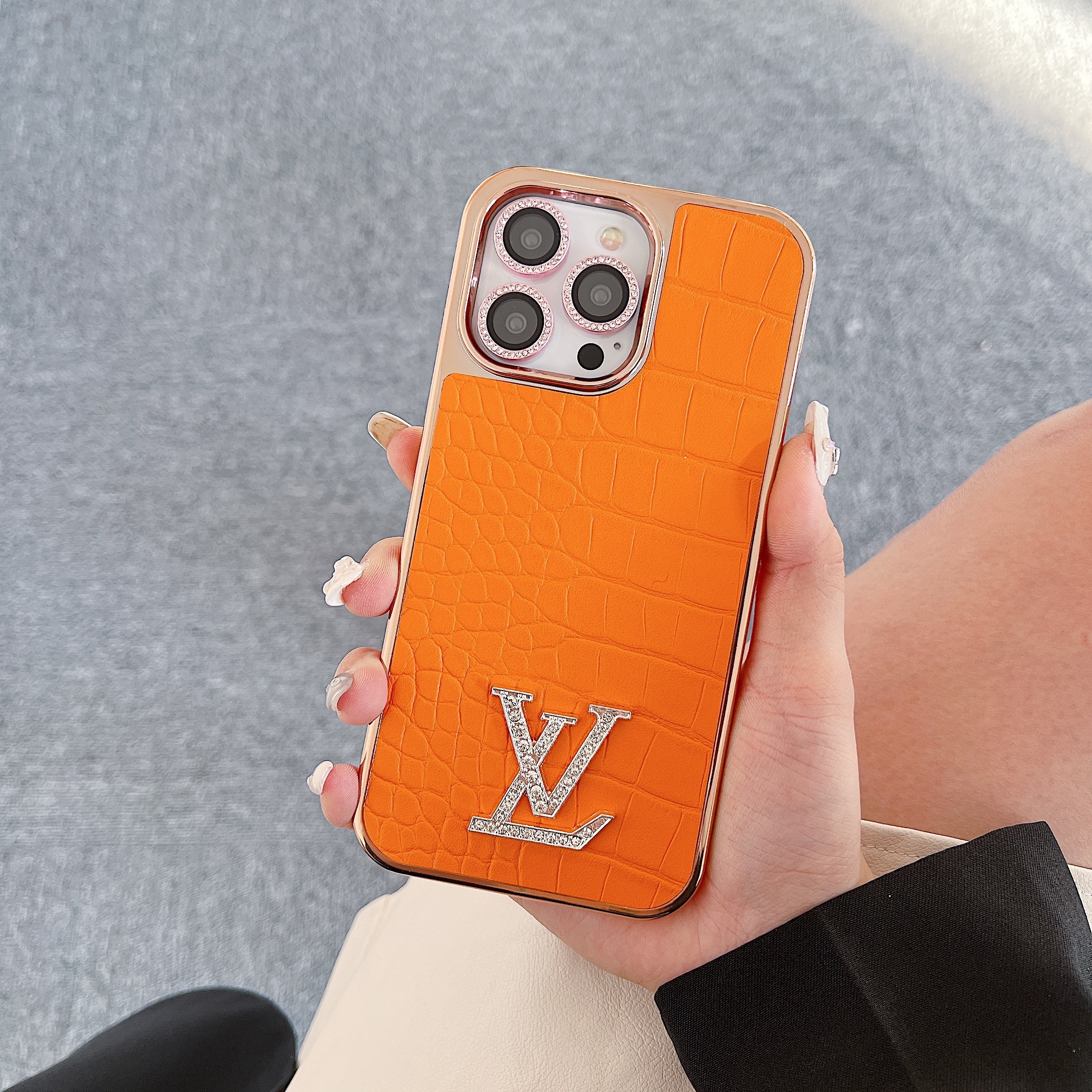Louis Vuitton Crocodile Leather iPhone Case