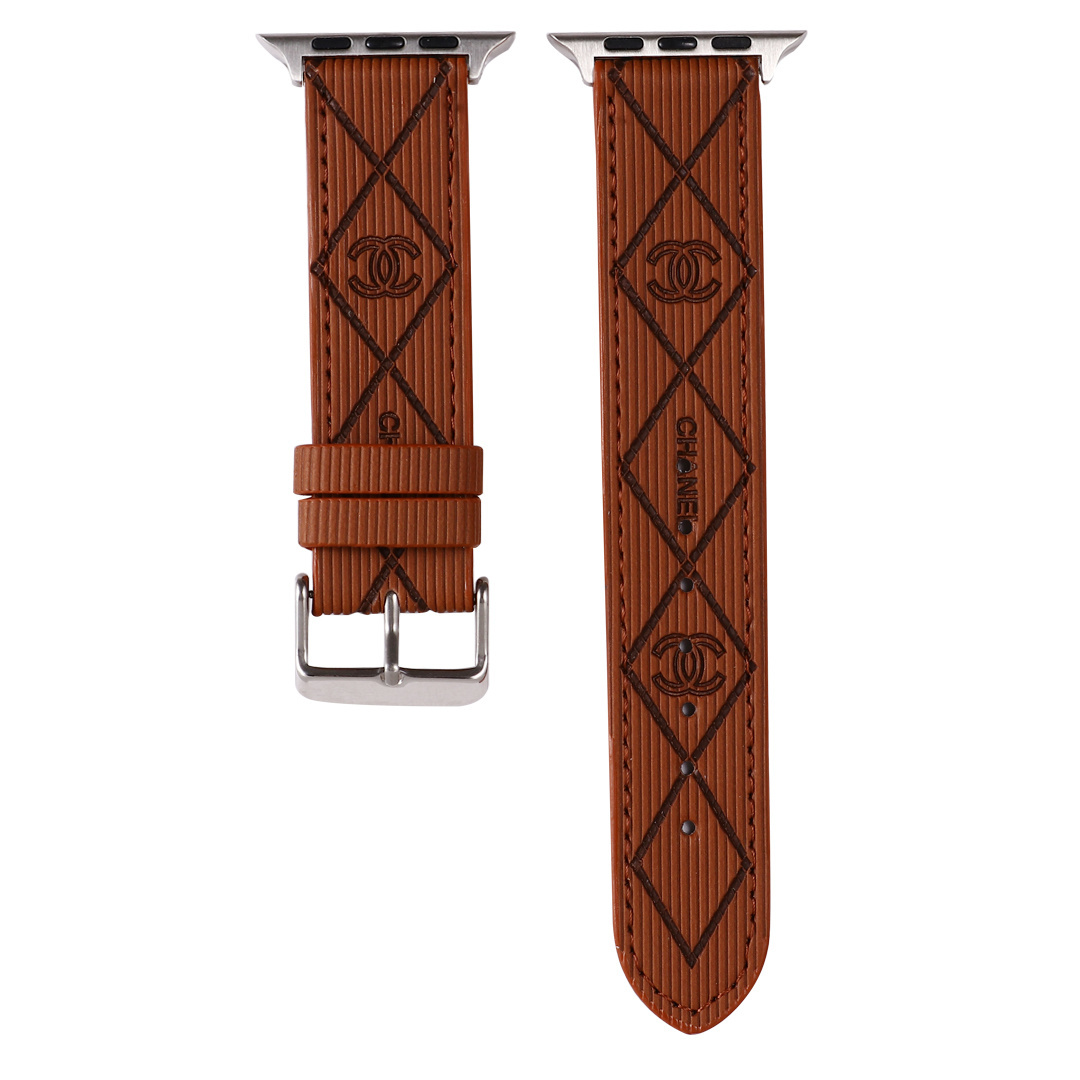 Chanel Luxury Leather Apple Watch Band