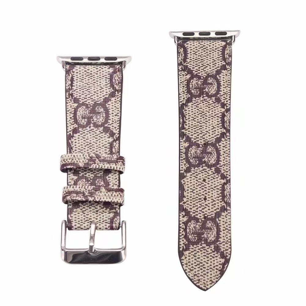 Luxury leather GC Apple Watch Bands