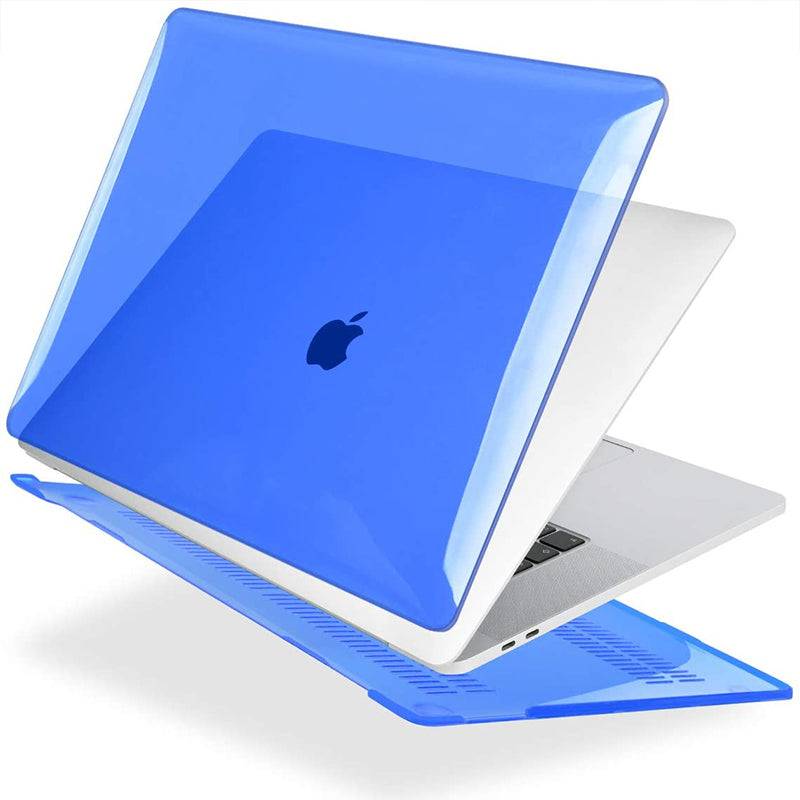 Transparent blue Macbook case customizable-BELKCASE