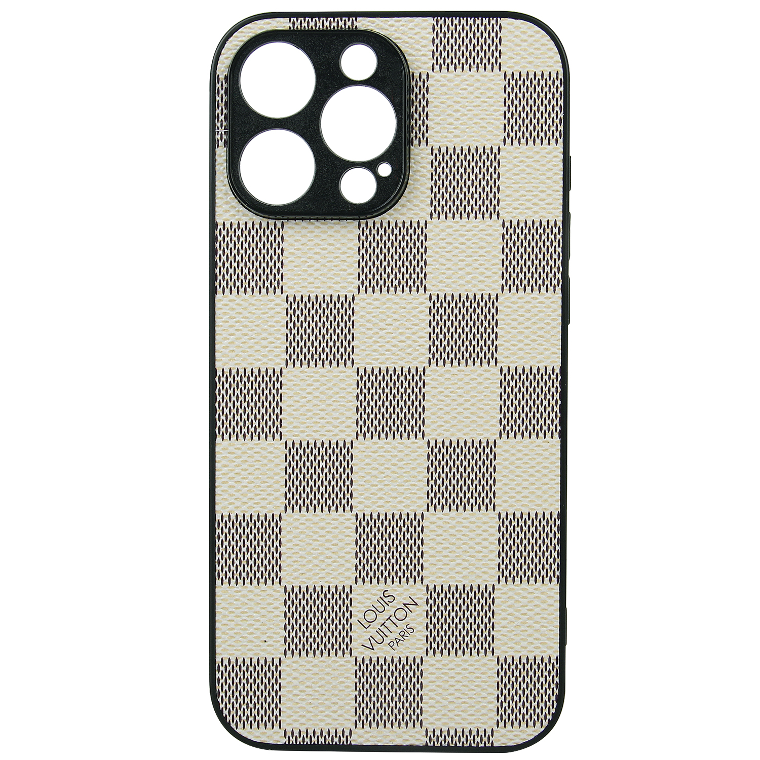 Lattice Monogram Vintage Leather V iPhone Wallet Case