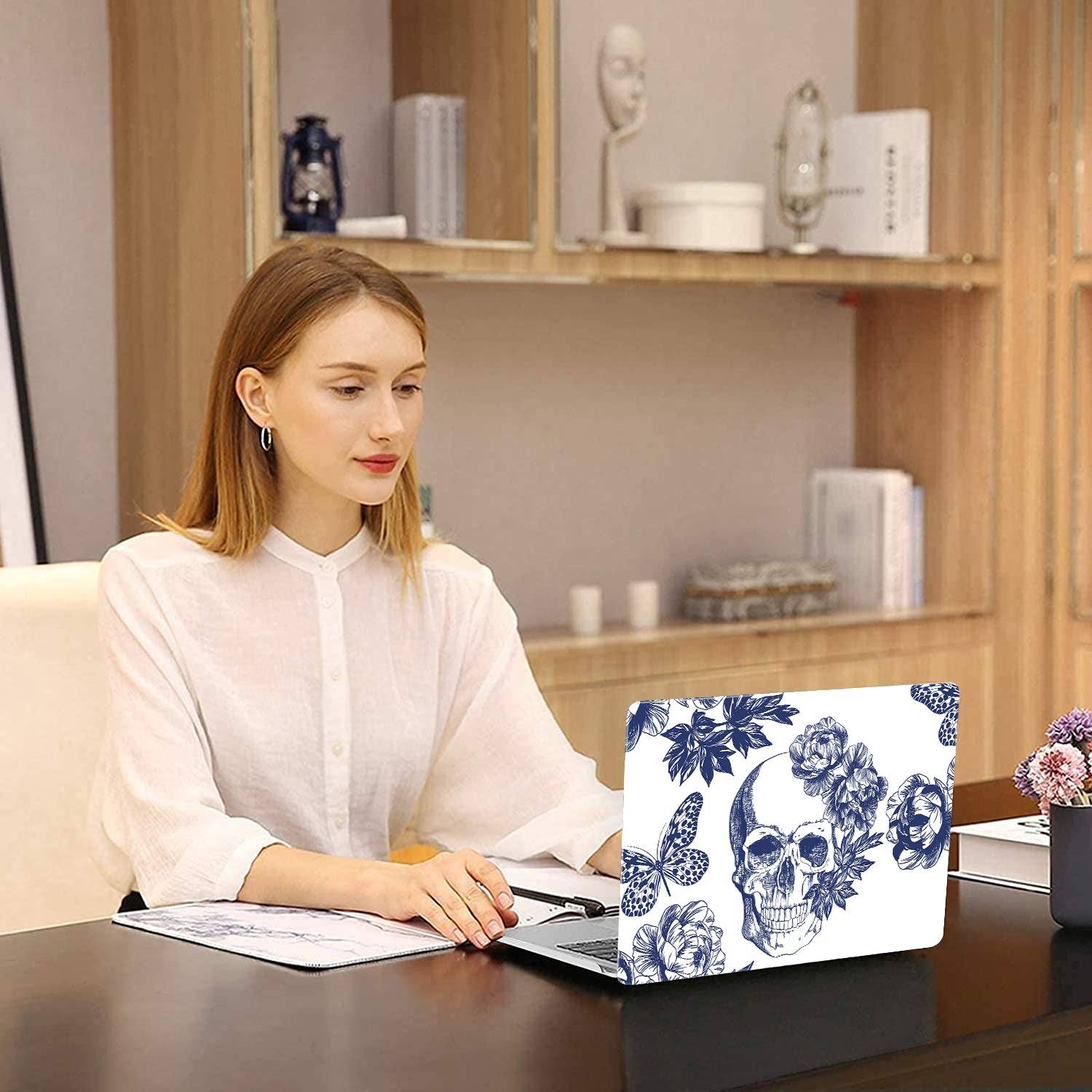 Skeleton in Flower Macbook case-BELKCASE