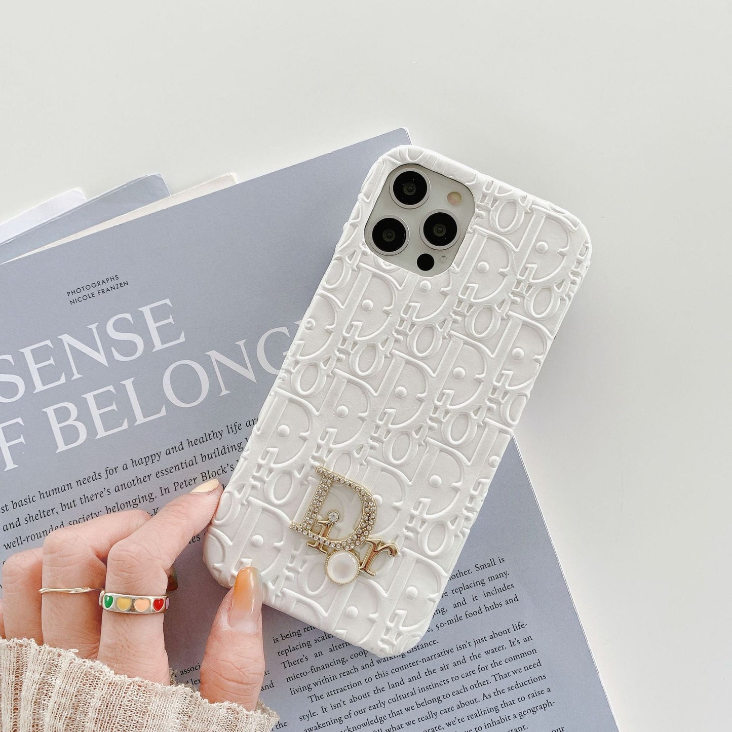 Dior Leather iPhone Case