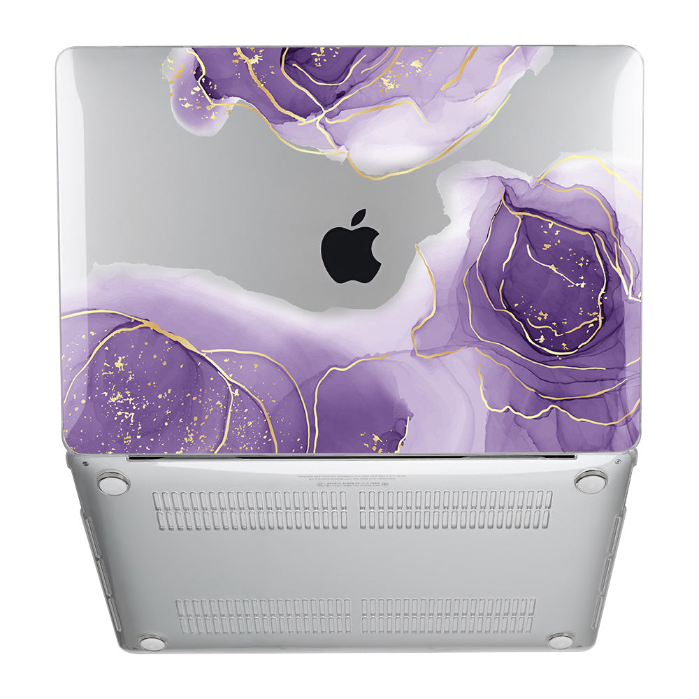 Purple Marble Macbook Case-BELKCASE