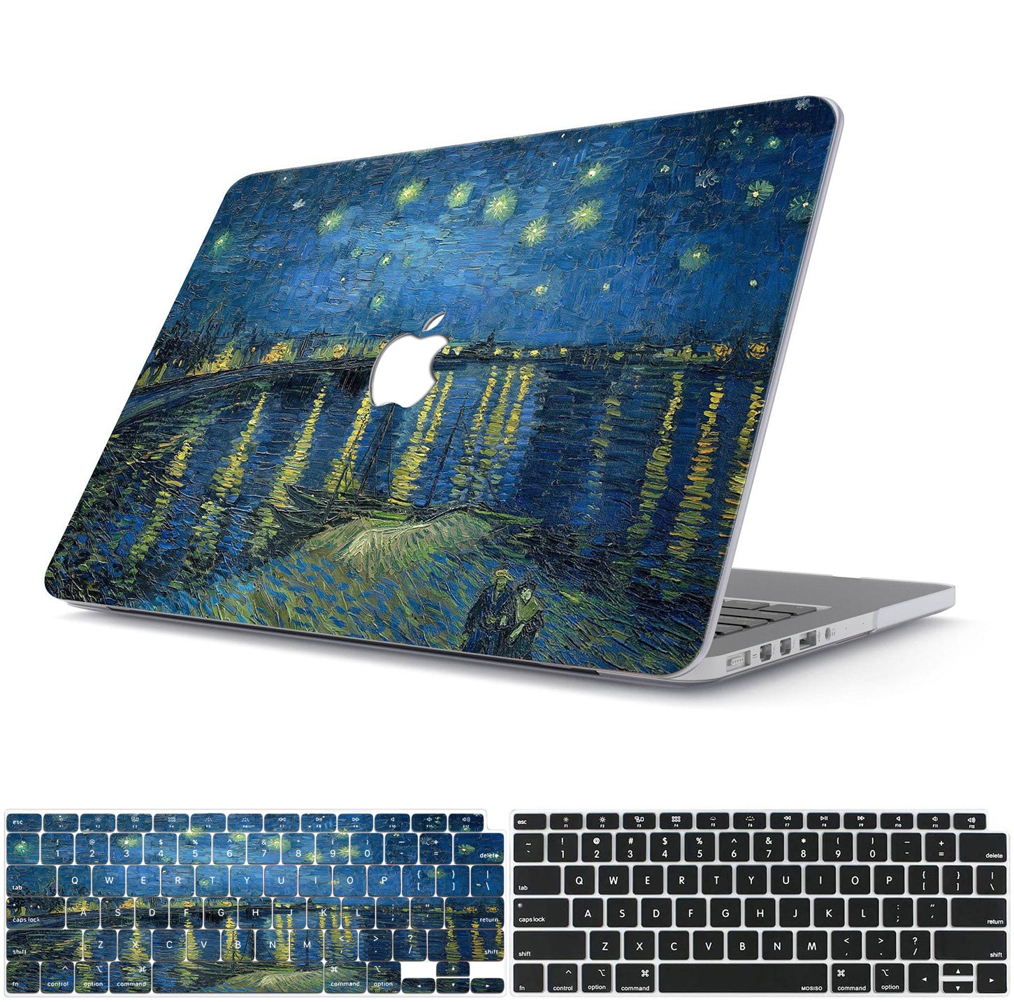 Van Gogh ''Starry Night on the Rhone'' Macbook Case-BELKCASE