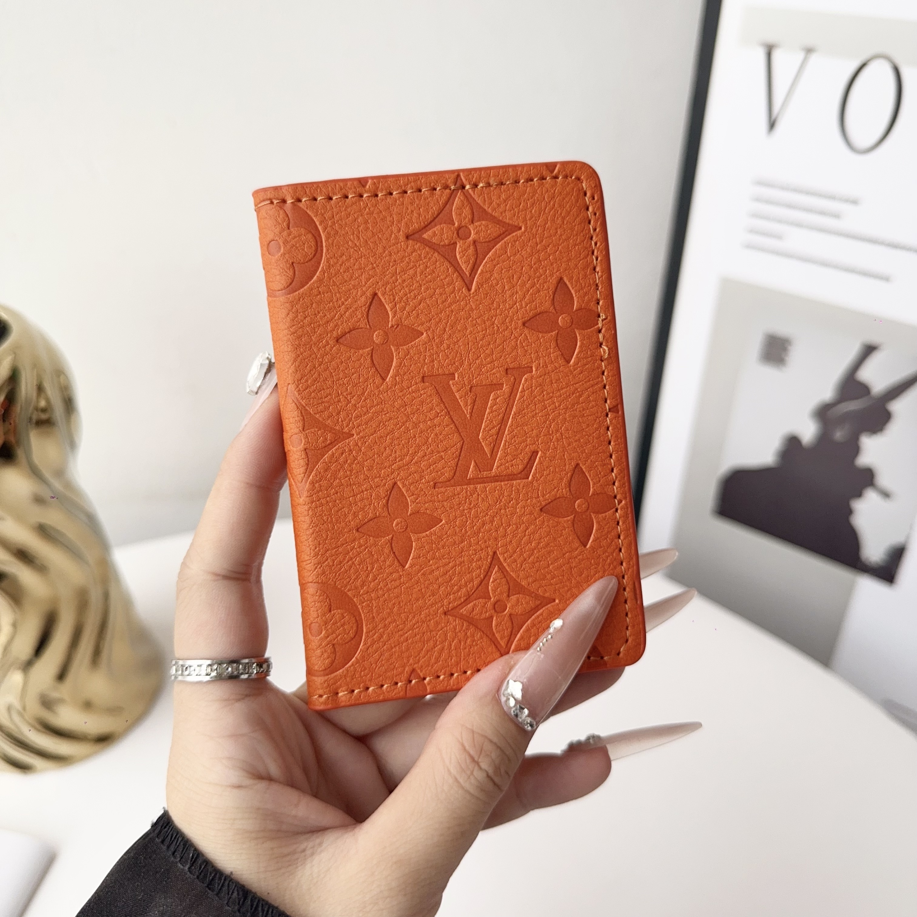 Louis Vuitton，Gucci Luxury Leather Wallet Card Holder