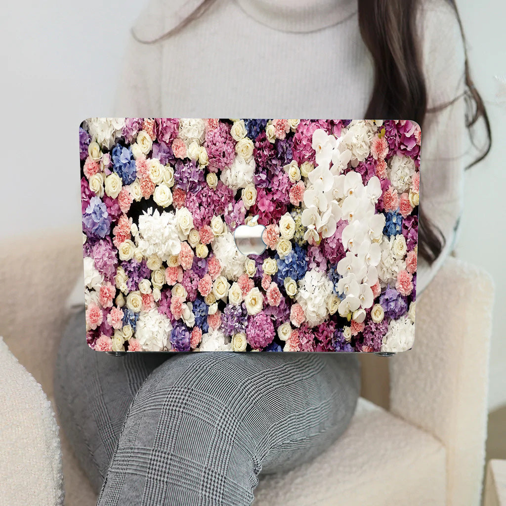 Romantic Flower Macbook Case-BELKCASE