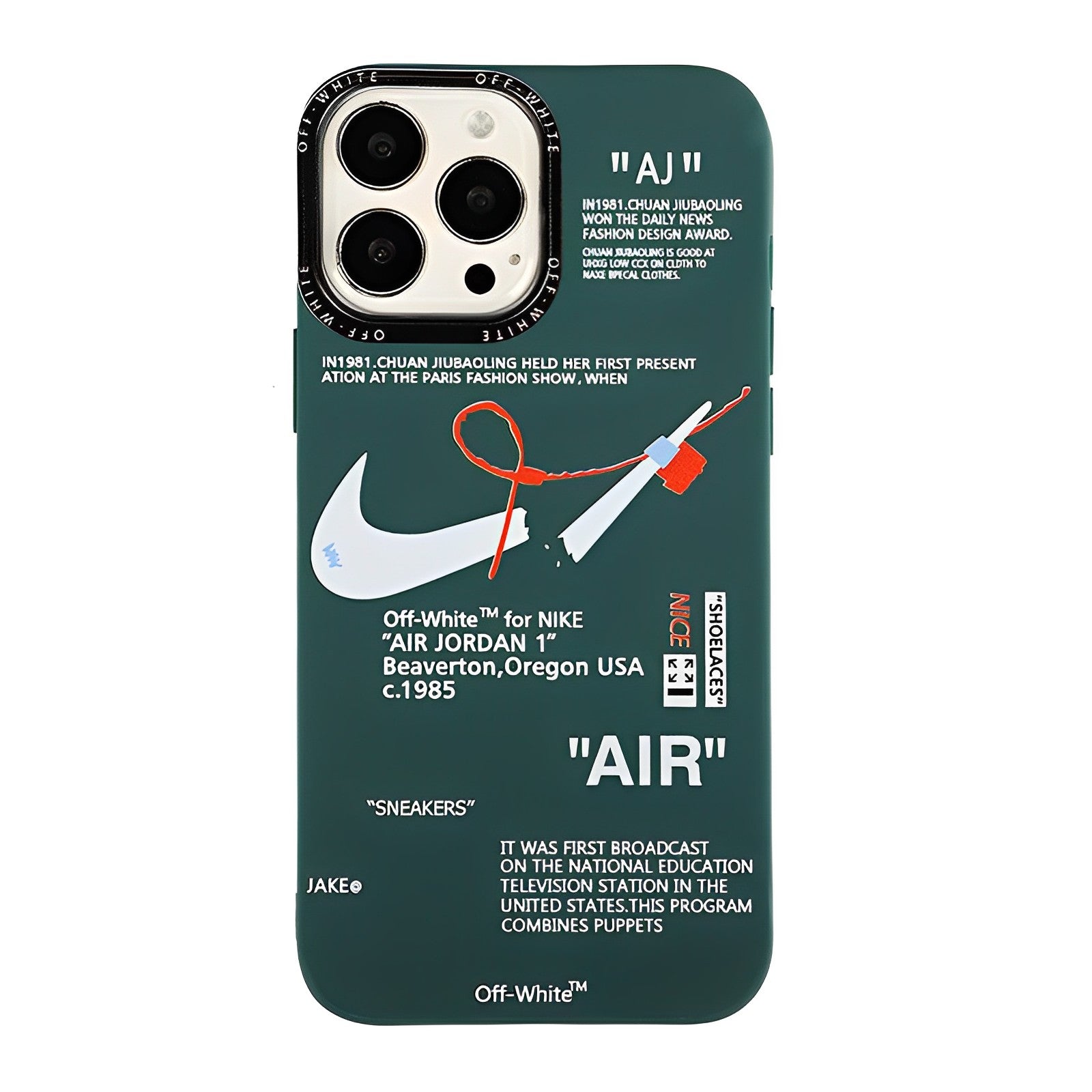 A-j ×N-K Tag iPhone Case