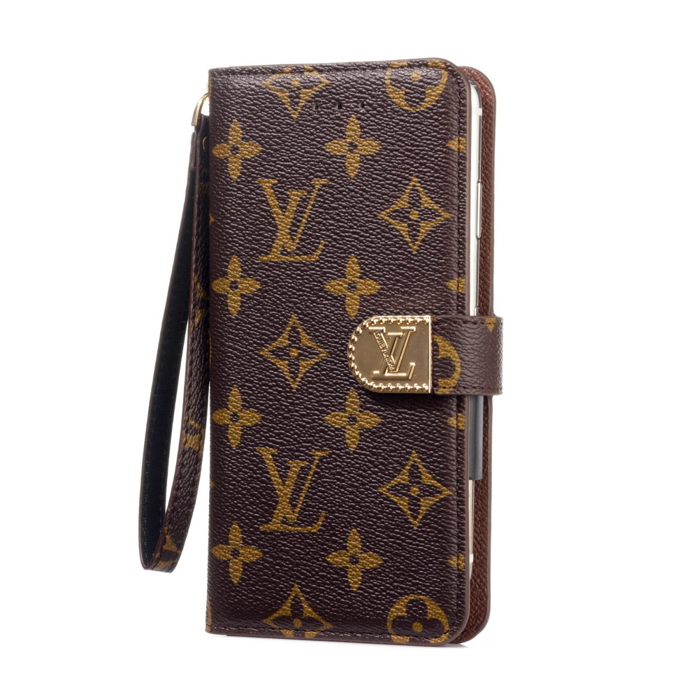 Louis Vuitton Gucci Leather iPhone Wallet Case Magnetic Flip Cover