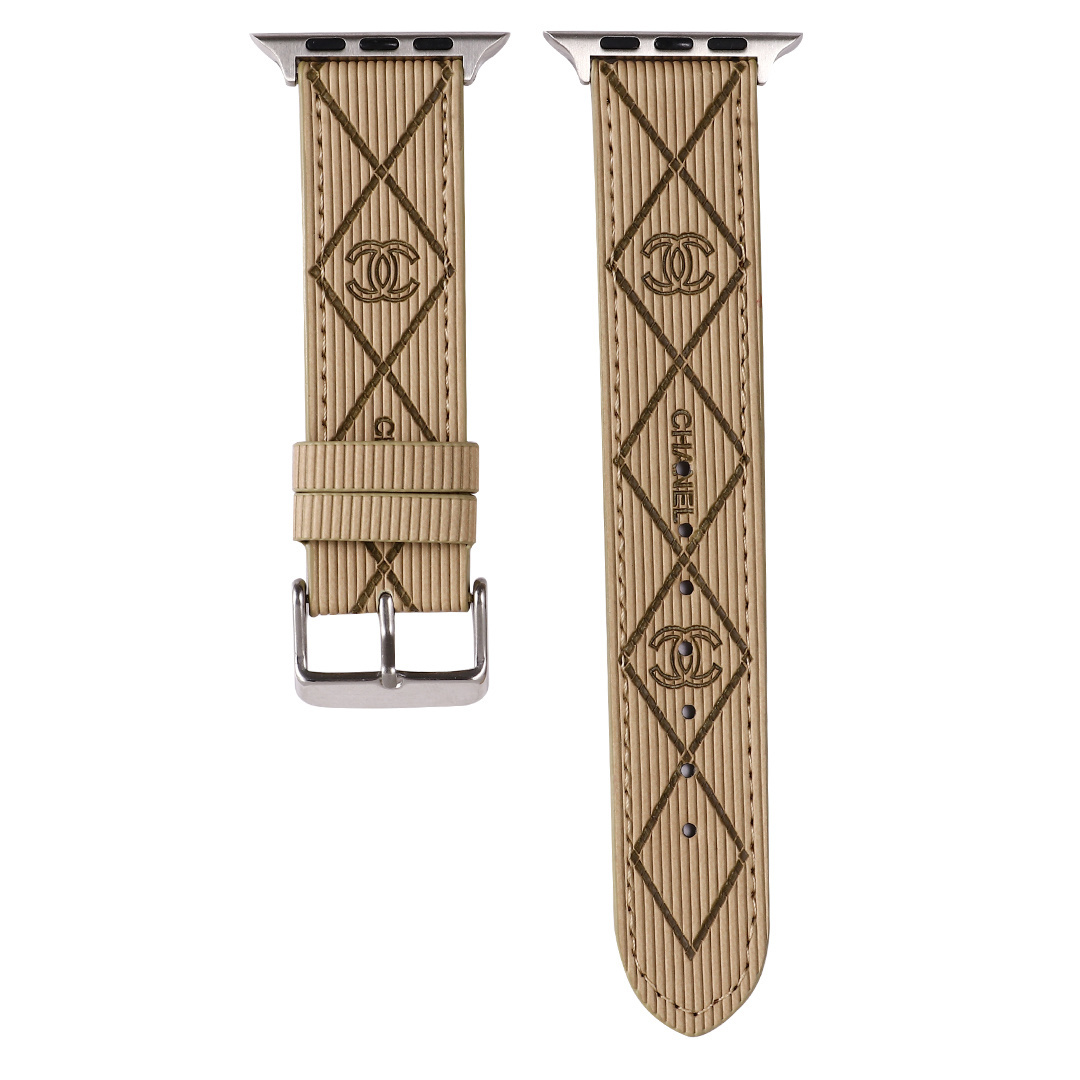 Chanel Luxury Leather Apple Watch Band