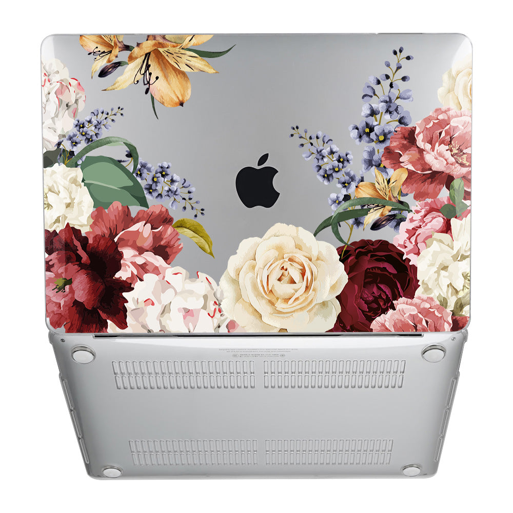 Red and White Roses Macbook case-BELKCASE