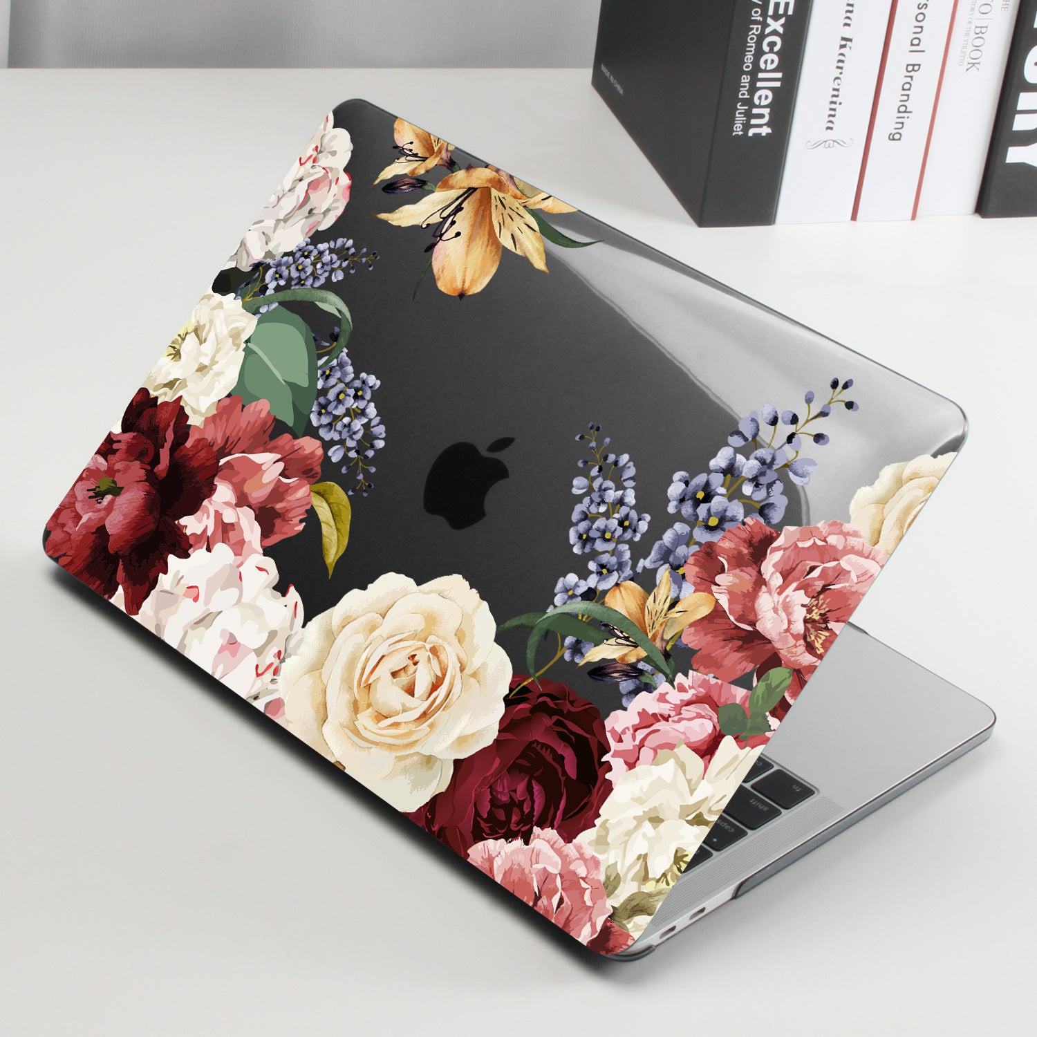 Red and White Roses Macbook case-BELKCASE