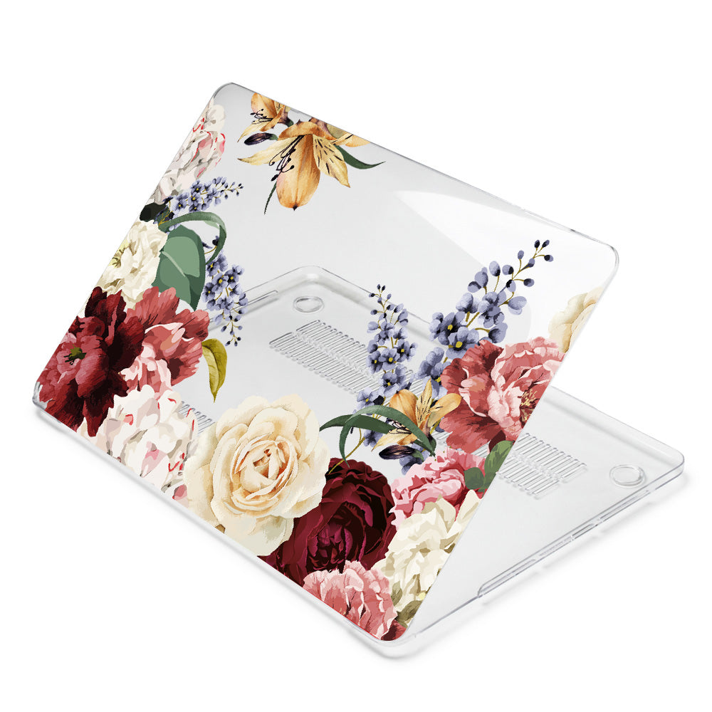 Red and White Roses Macbook case-BELKCASE