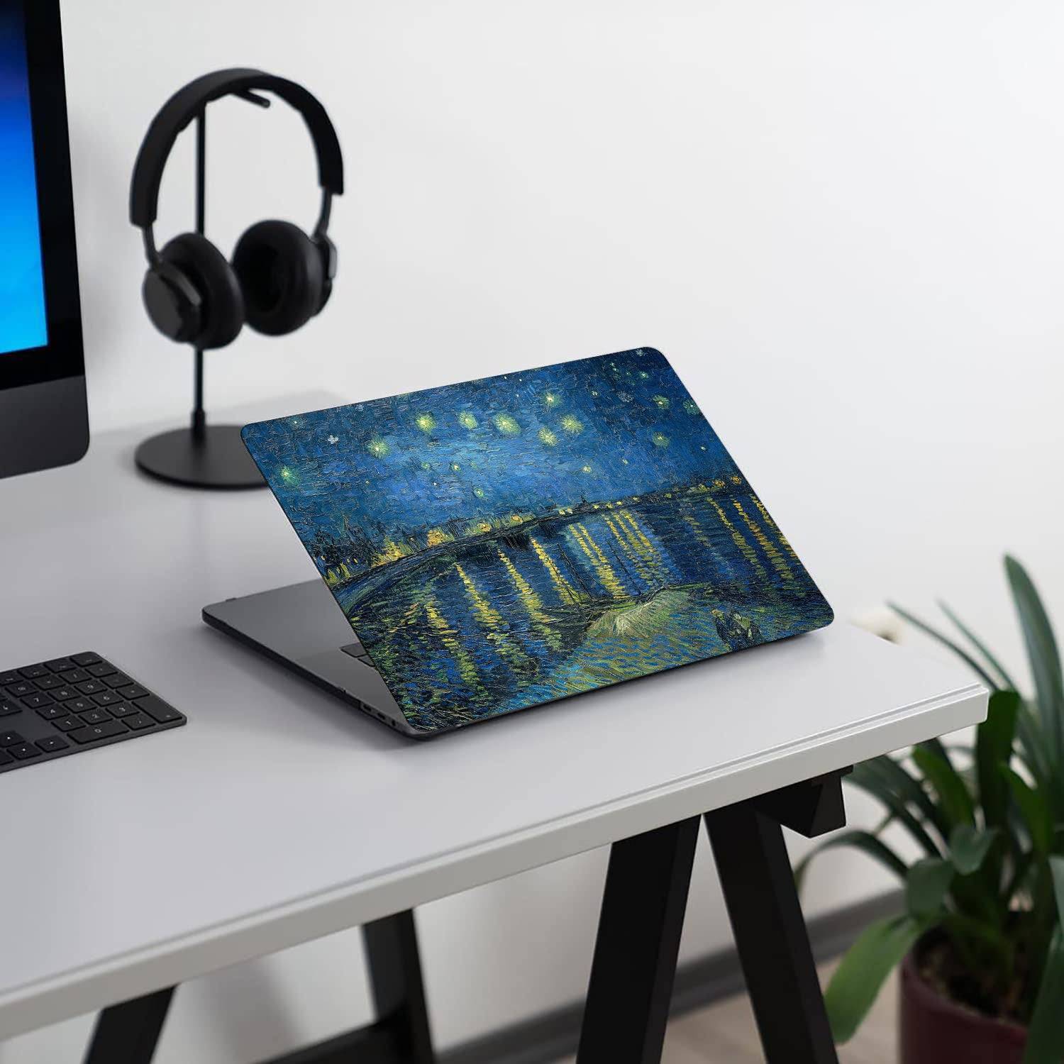 Van Gogh ''Starry Night on the Rhone'' Macbook Case-BELKCASE