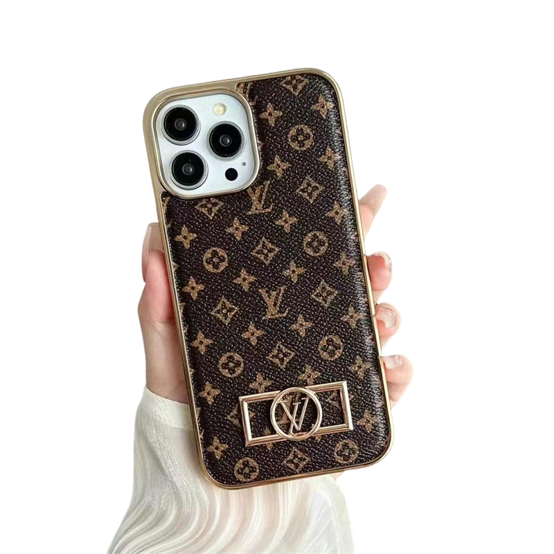 Louis Vuitton Monogram Vintage Leather iPhone Case-BELKCASE