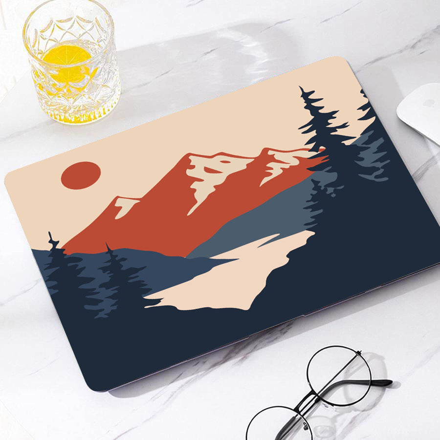 Red Sun Peak Macbook Case-BELKCASE