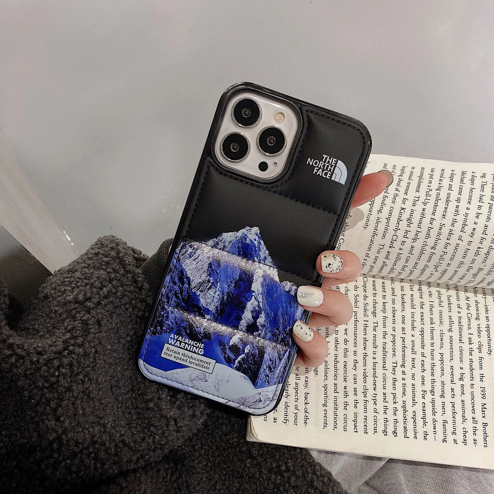 3D Goose Down NF Jacket iphone Case