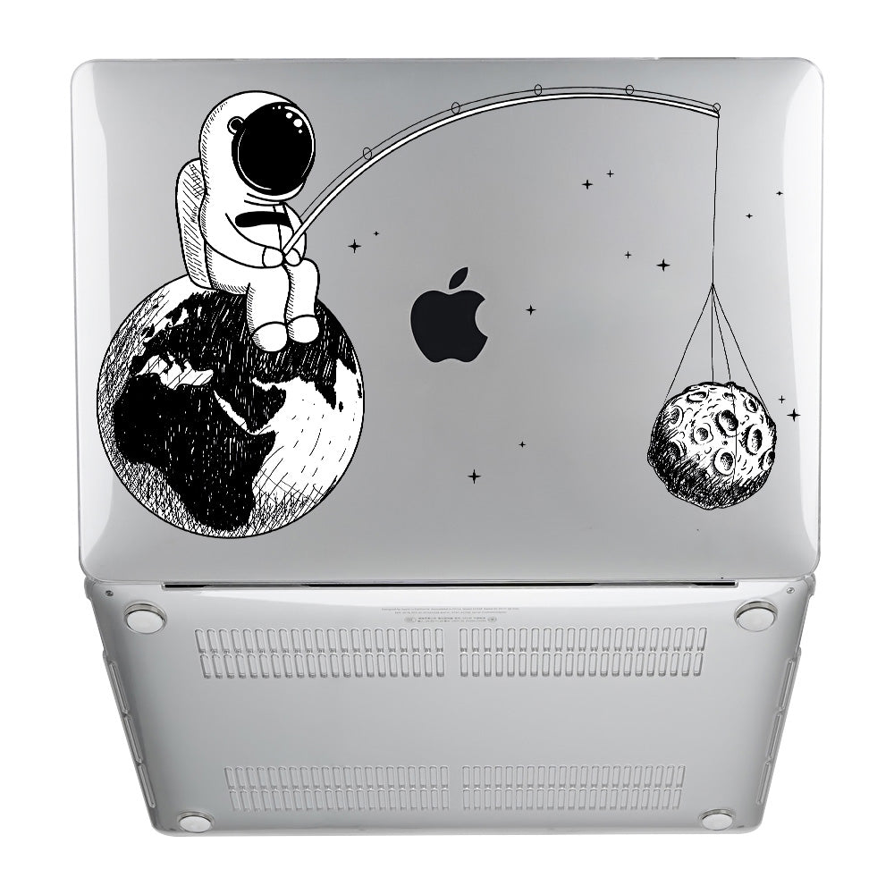 Macbook Air&Pro case | Moon Fishing Astronaut